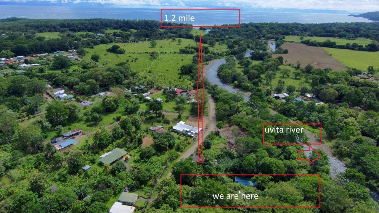 Uvita River Guesthouse Bagian luar foto